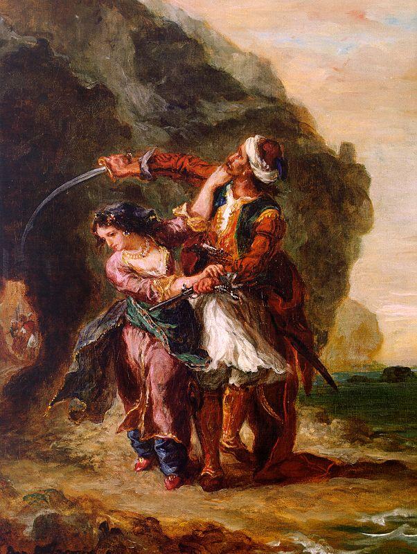Eugene Delacroix The Bride of Abydos Sweden oil painting art